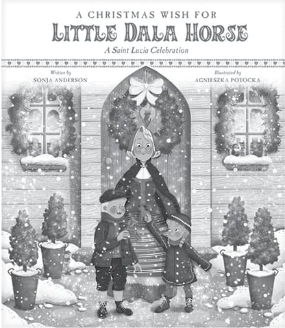 Book cover: A Christmas Wish for Little Dala Horse